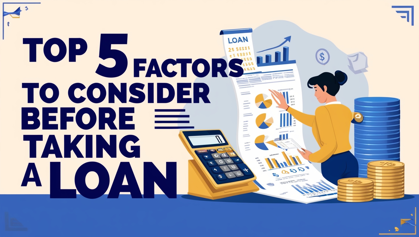 Top 5 Factors to Consider Before Taking a Loan